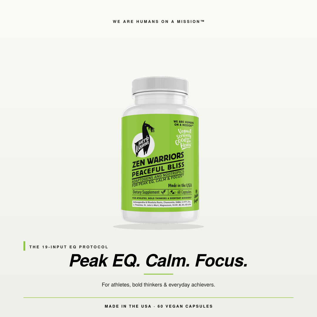 19 Adaptogen + Nootropic Stack  | Zen Warriors Peaceful Bliss™