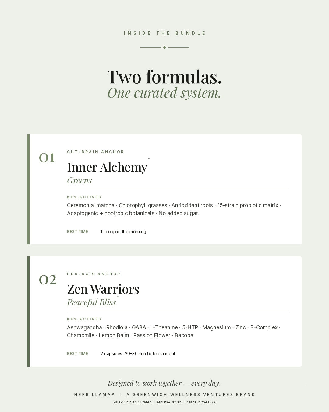 Calm Performance Bundle | INNER ALCHEMY™ + ZEN™