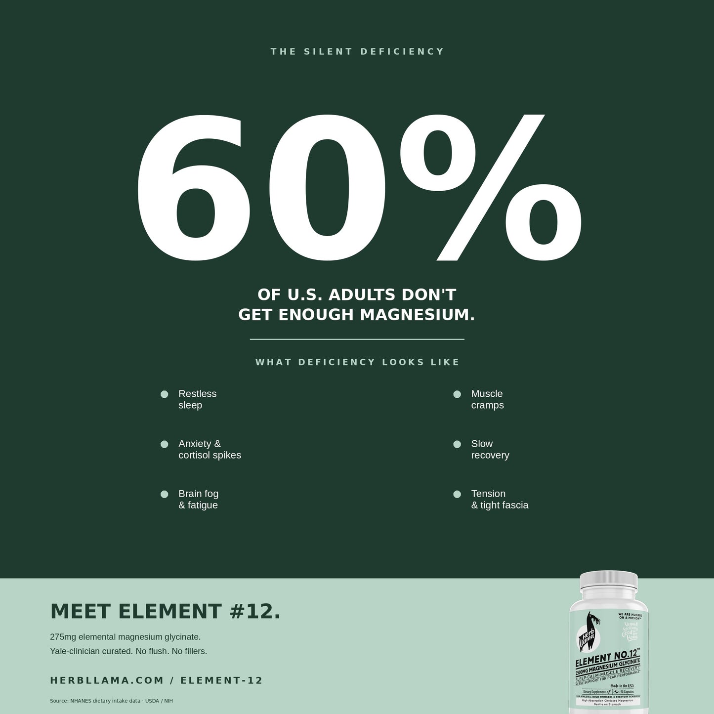 Chelated Magnesium Glycinate | ELEMENT No. 12®