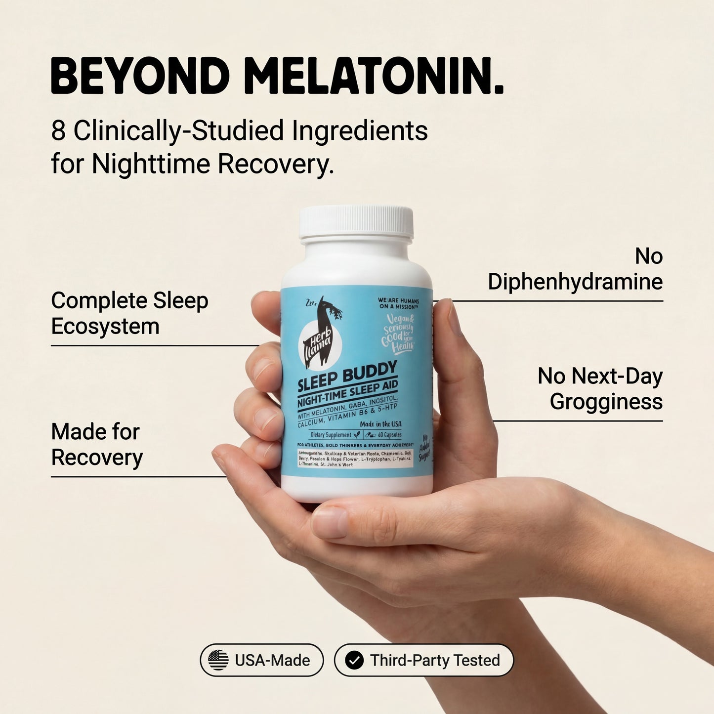 Diphenhydramine-Free Night-Time Sleep Aid | SLEEP BUDDY®