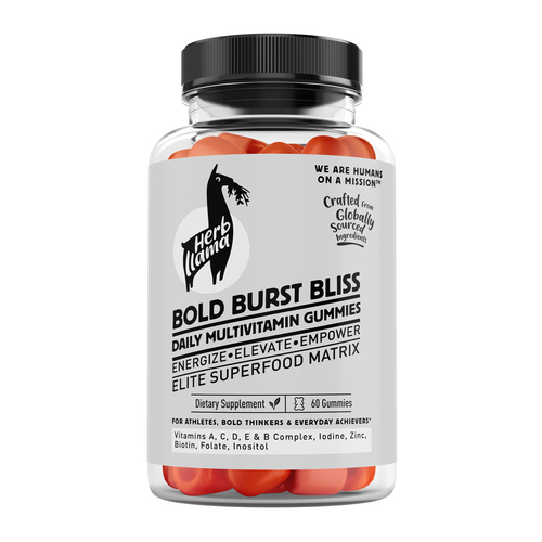 BOLD BURST BLISS Daily Multivitamin Gummies | Energize • Elevate • Empower