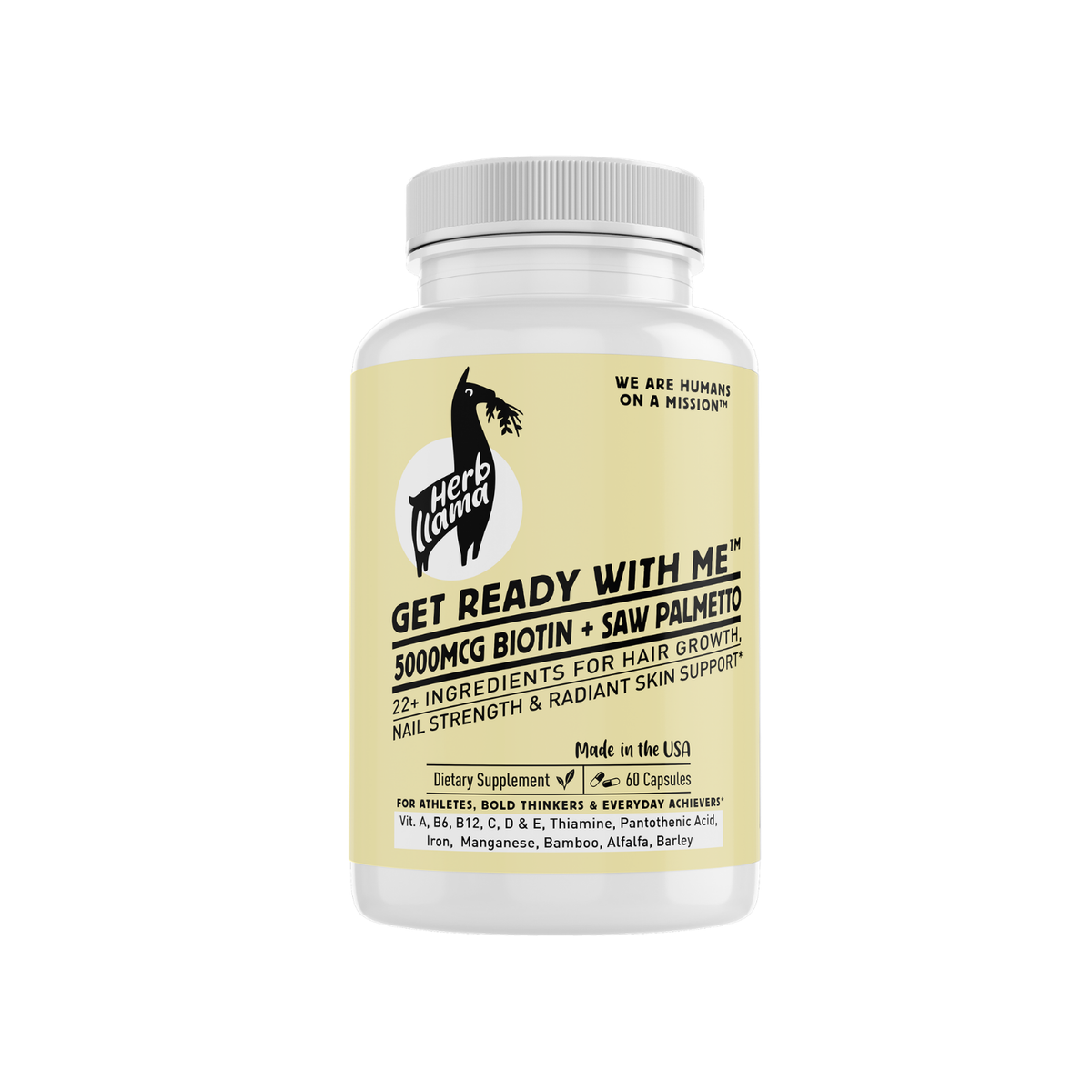 Hair Skin and Nails Supplement with Biotin & Saw Palmetto | GET READY WITH ME™