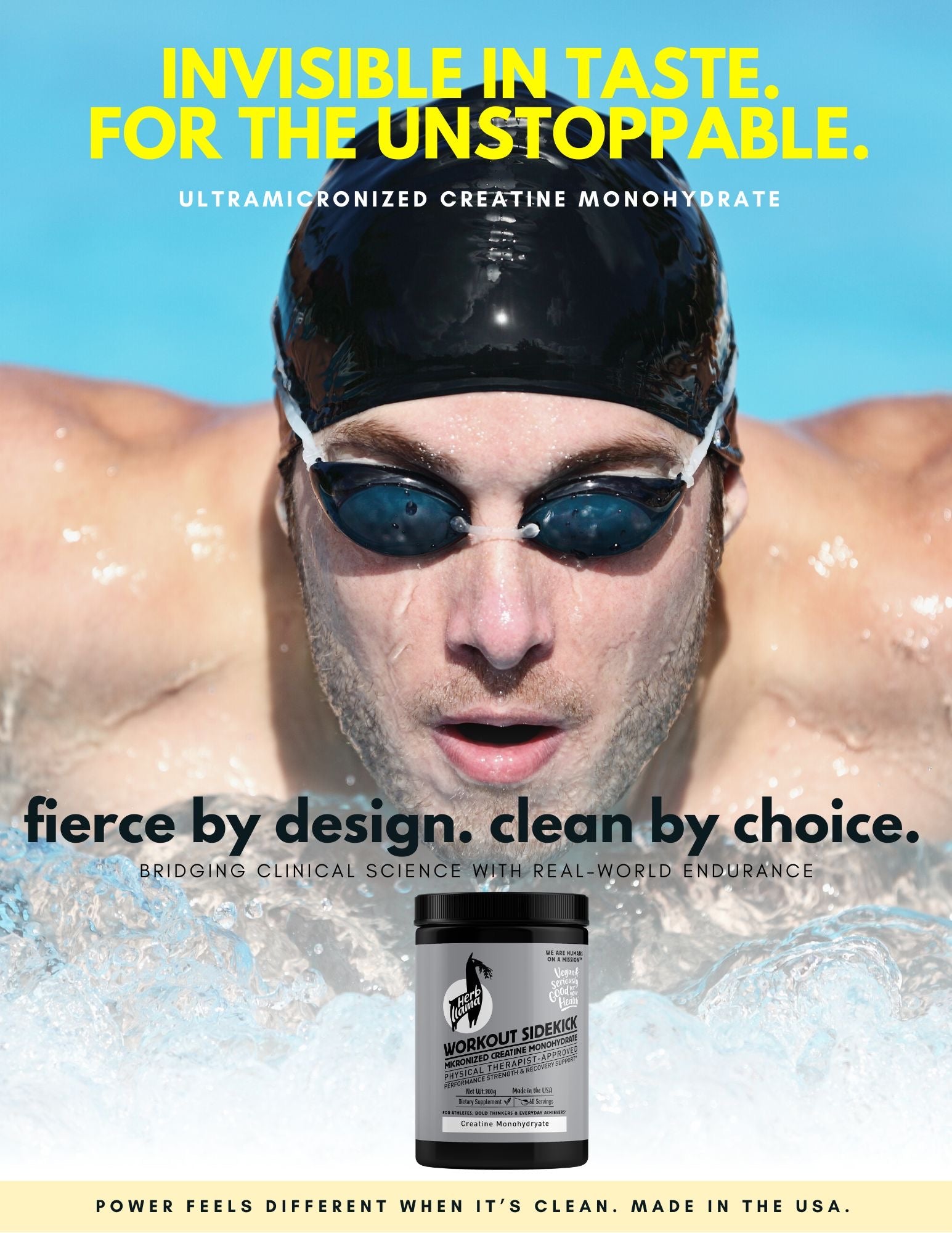 WORKOUT SIDEKICK -Micronized Creatine Monohydrate | Physical Therapist-Approved Clean Strength + Recovery Formula | 300 g, 60 servings