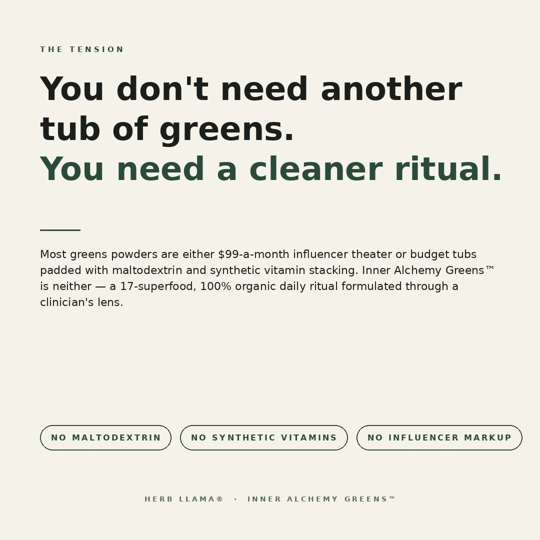 Matcha Powered Prebiotic & Adaptogenic Greens | INNER ALCHEMY™