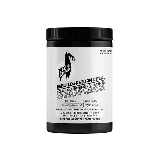 BCAA · Glutamine · Vitamin B6 | R&R: THE REBUILD & RETURN RITUAL™