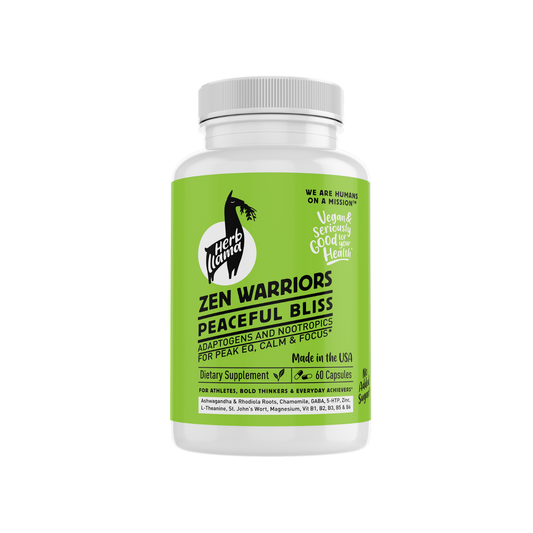 19 Adaptogen + Nootropic Stack  | Zen Warriors Peaceful Bliss™