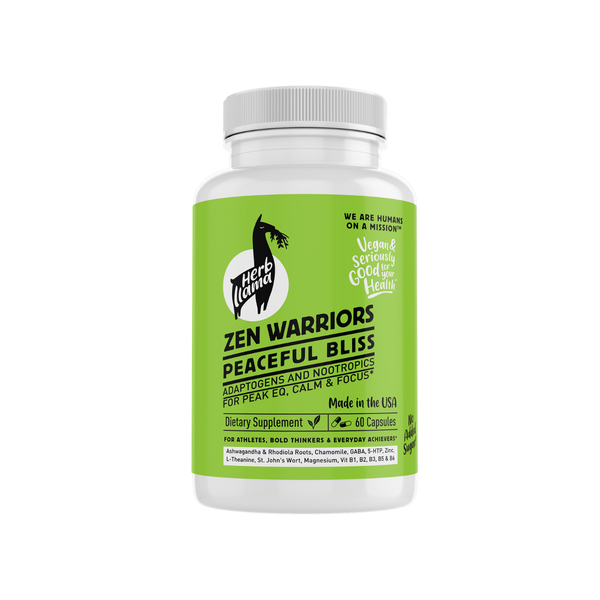 19 Adaptogen + Nootropic Stack  | Zen Warriors Peaceful Bliss™