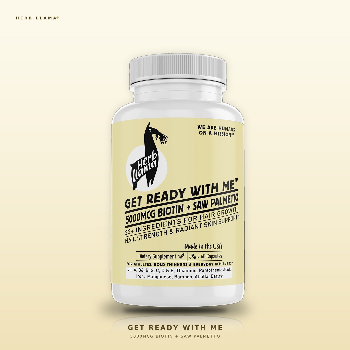 Hair Skin and Nails Supplement with Biotin & Saw Palmetto | GET READY WITH ME™